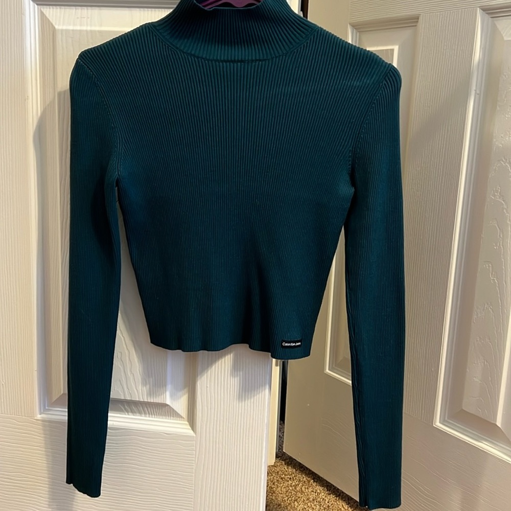 calvin klein jeans, dark green, XS.